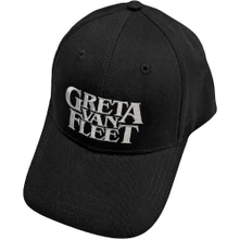 Greta Van Fleet, Šiltovka White Logo, Unisex, Čierna
