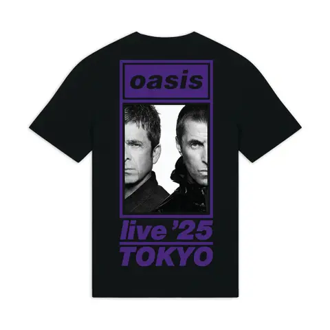 Unisex T-Shirt: Tokyo Half Faces Fan Store (Black) (Back Print & Ex-Tour)