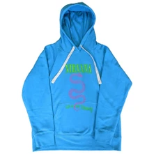 Nirvana, Mikina Serve The Servants Neon, Unisex, Modrá