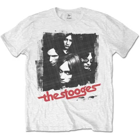 The Stooges – Tričko Four Faces (Biela), Unisex, Biela