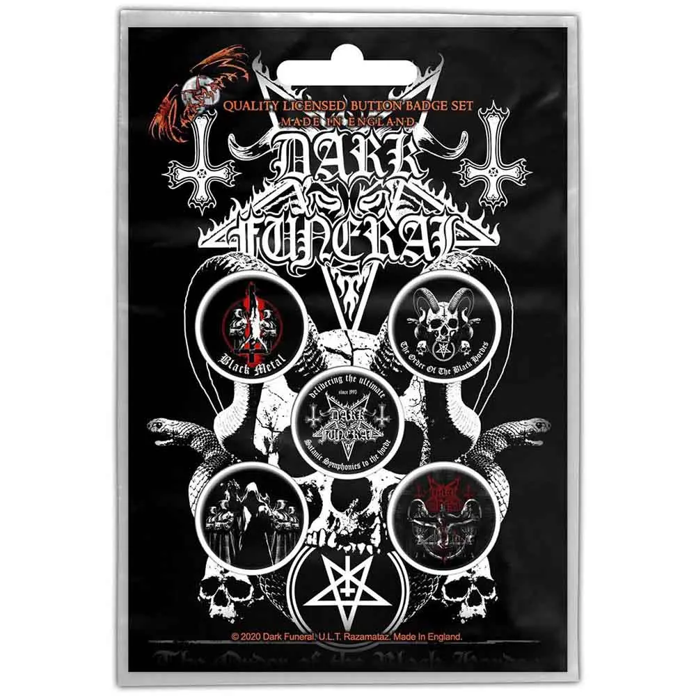 Dark Funeral – The Black Hordes (Button Badge Pack) (Odznak)