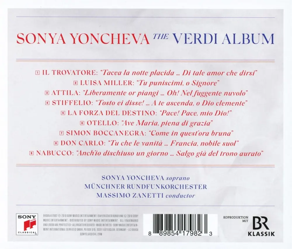 Sonya Yoncheva – The Verdi Album (CD)