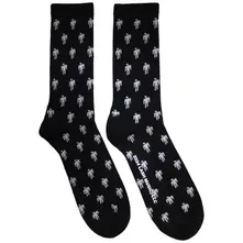 Ladies Socks: Blohsh Pattern (Black) (UK Size 4 - 7)