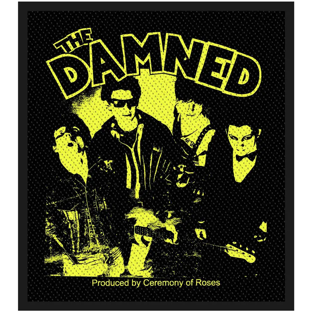The Damned – Young, Hot, Loud And Stiff (Woven Patch · sew-on) (Nášivka)