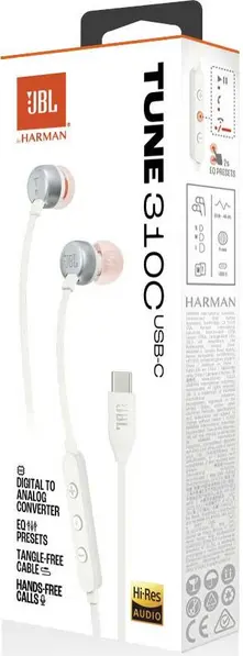 JBL Tune 310 USB-C White thumbnail