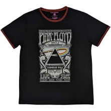 Pink Floyd, Tričko Carnegie Hall Poster, Unisex, Čierna
