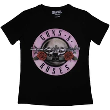 Guns N’ Roses, Tričko Classic Logo, Žena, Čierna