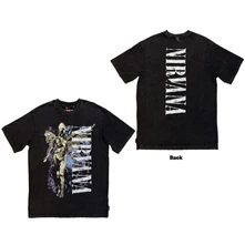 Tričko Unisex Unplugged T-Shirt: In Utero Angel Wash (Black) (Back Print)