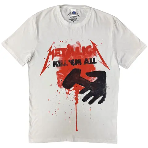 Unisex T-Shirt: Kill Them All Splats (White)