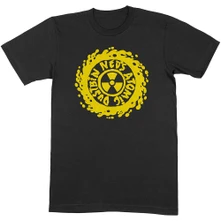 Ned's Atomic Dustbin, Tričko Yellow Classic Logo, Unisex, Čierna