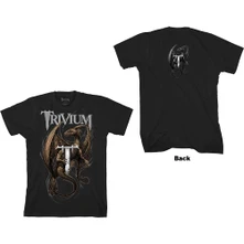 Trivium, Tričko Perched Dragon, Unisex, Čierna