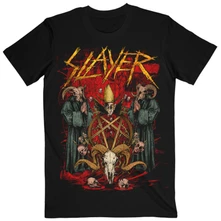 Slayer, Tričko Unisex T-Shirt: Goat Pray (Black), Unisex, Čierna