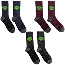 The Beatles – Apple & Spots (Multi-color, Ankle Socks Set) (Ponožky)