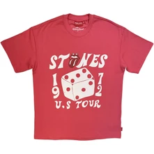 Tričko Ladies Unplugged T-Shirt: Dice Tour '72 (Pink)