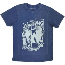 Wu-Tang Clan, Tričko Graffiti, Unisex, Modrá