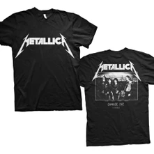 Metallica, Tričko Master of Puppets Photo, Unisex, Čierna