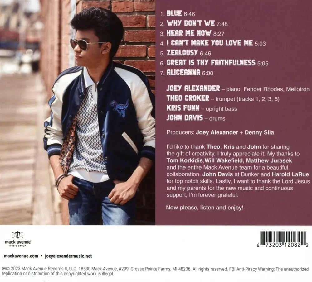 Joey Alexander – CONTINUANCE (CD)