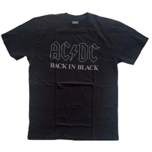 AC/DC, Tričko Back In Black, Unisex, Čierna