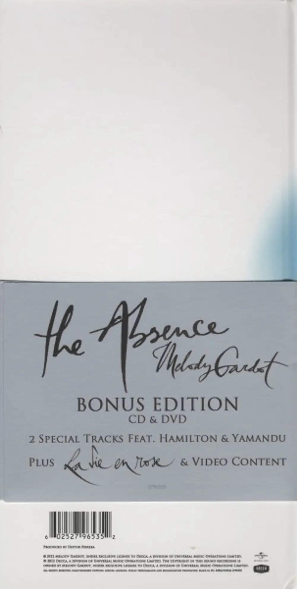 Melody Gardot – THE ABSENCE (CD)