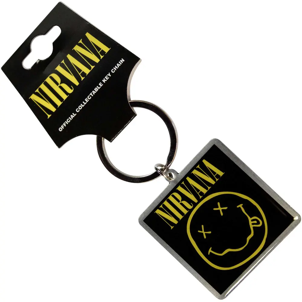 Nirvana – Happy Face Photo Print (Kľúčenka)