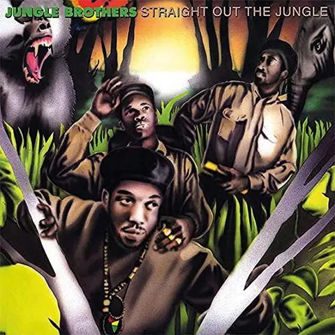 Vinyl JUNGLE BROTHERS - 7- STRAIGHT OUT OF THE JUNGLE/BLACK IS BLACK