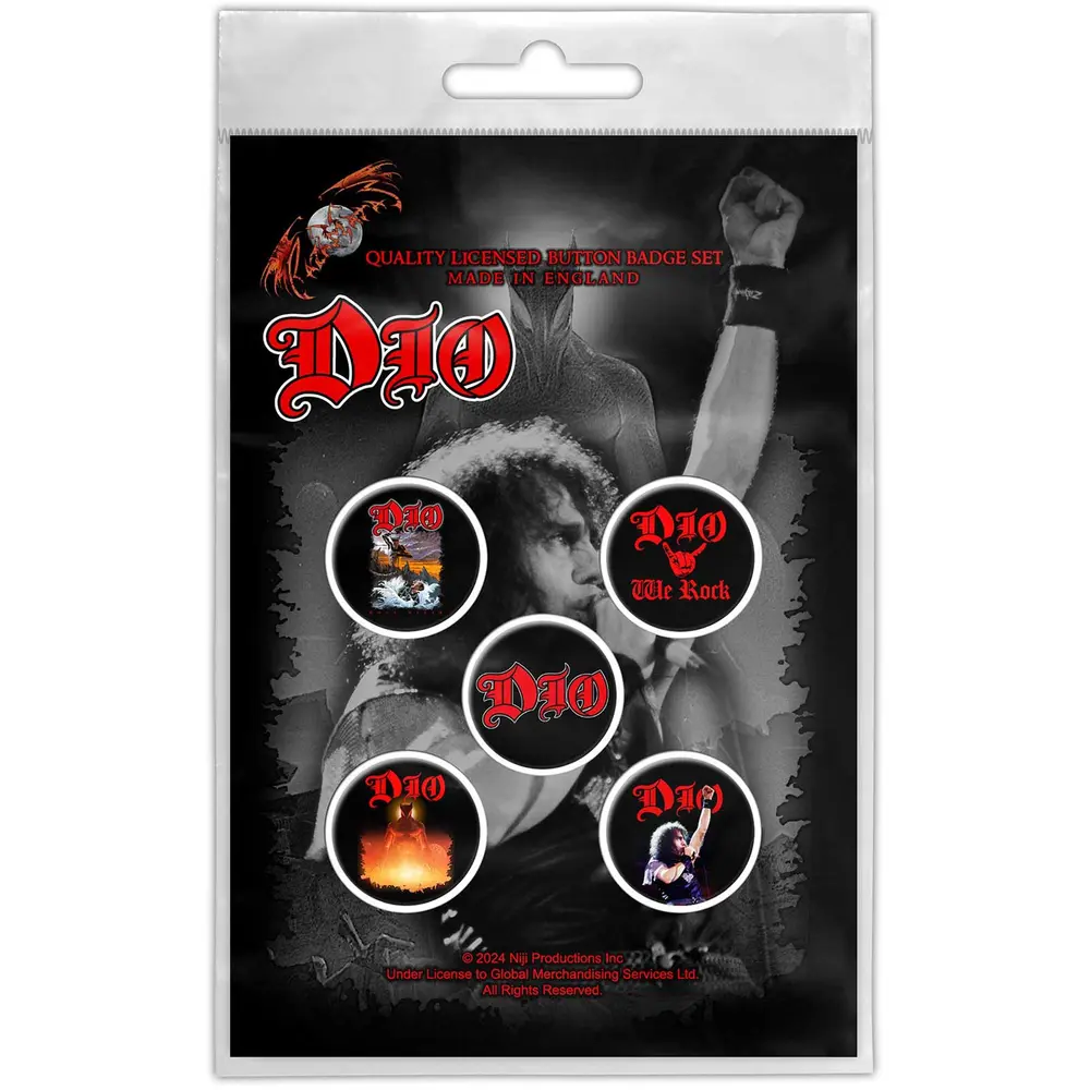 Dio – We Rock (Button Badge Pack) (Odznak)