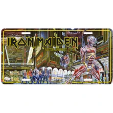 Iron Maiden, Plagát Number Plate: Somewhere In Time