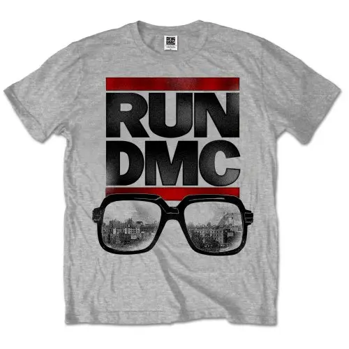 Run-DMC – Glasses NYC (Šedá) (Tričko)