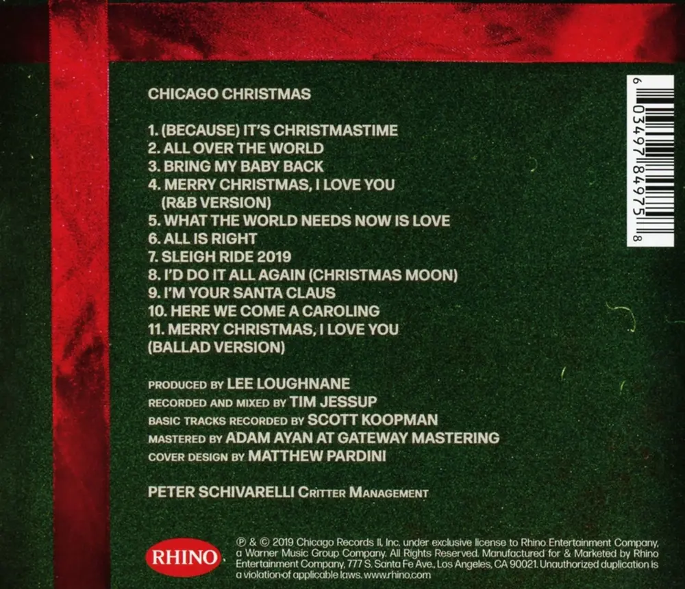 CHICAGO CHRISTMAS (CD)