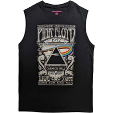 Pink Floyd, Tielko Carnegie Hall Poster, Unisex, Čierna