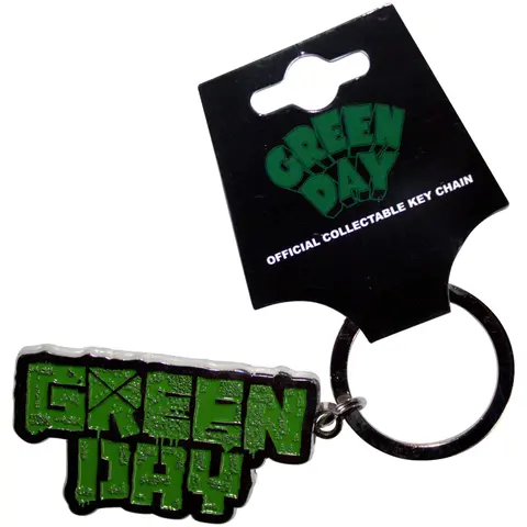 Green Day – Kľúčenka Band Logo