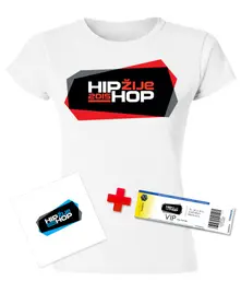Hip Hop Žije Festival – 2015 Tričko + VIP lístok + Album 2014 (Balík)