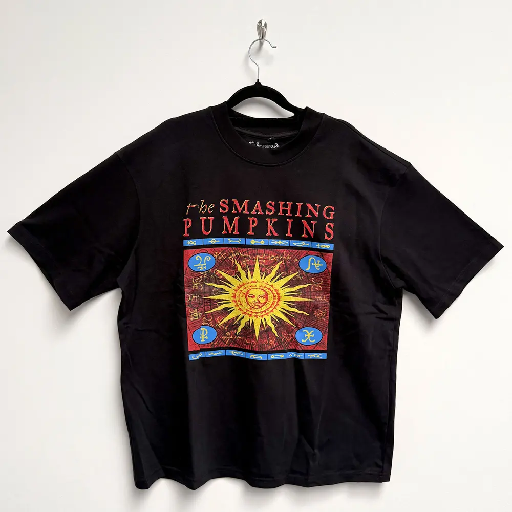 Unisex Oversized Boxy T-Shirt: Sun Box (Black)