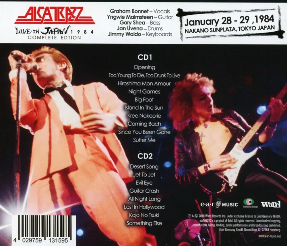 Alcatrazz – LIVE IN JAPAN 1984 (CD)