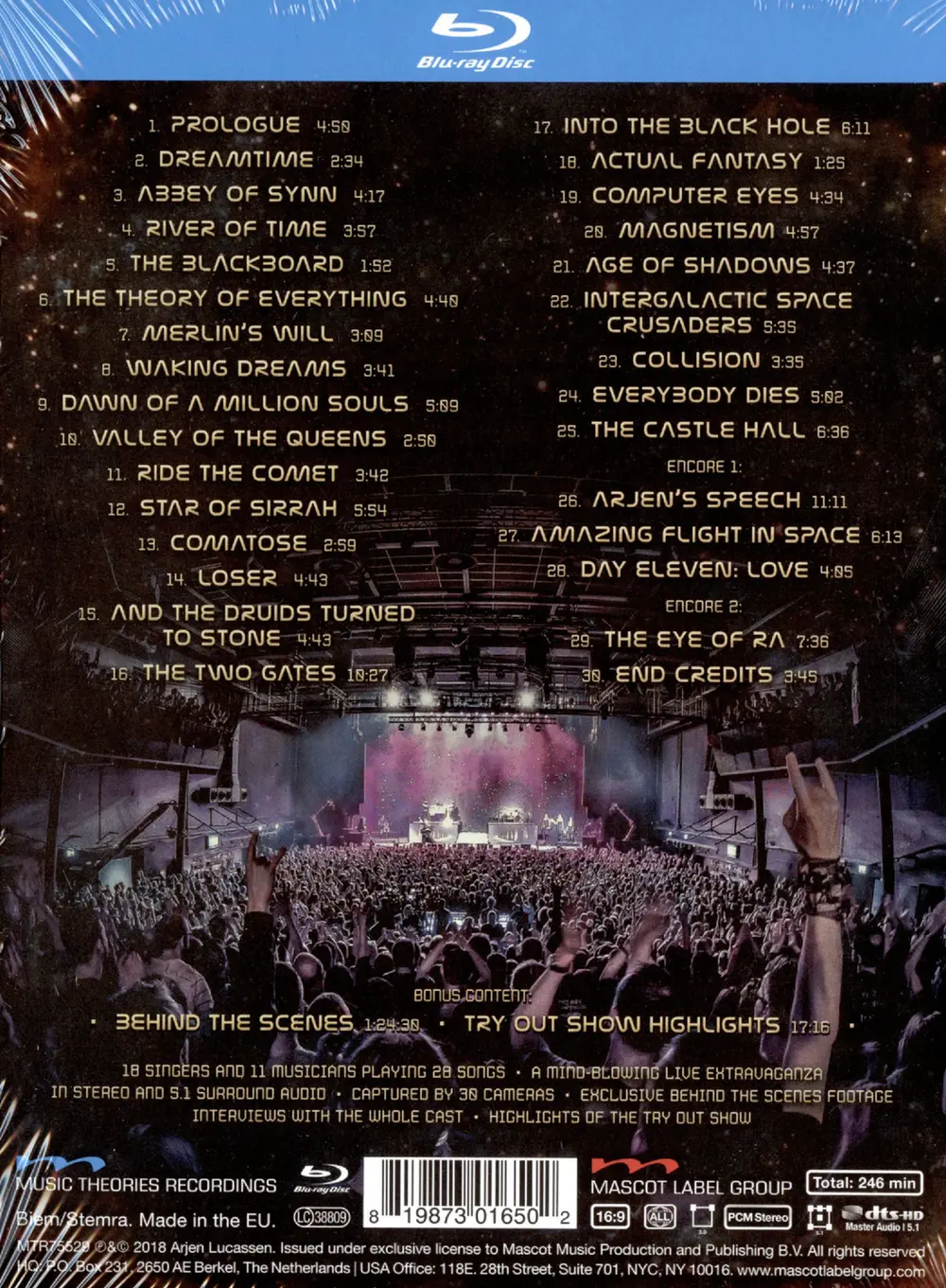 AYREON UNIVERSE: BEST OF AYREON LIVE (Blu-ray)