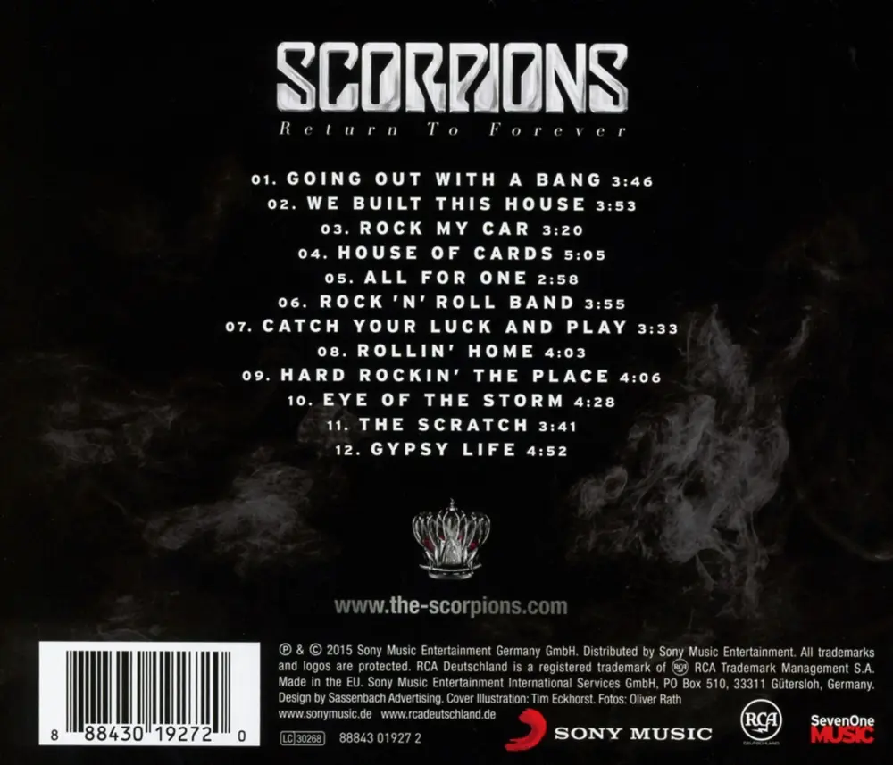 Scorpions – RETURN TO FOREVER (CD)