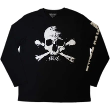 Tričko s dlhým rukávom Orbit Skull