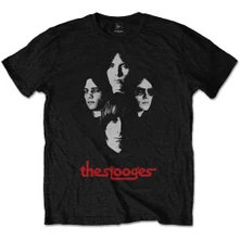 Iggy & The Stooges, Tričko Group Shot, Unisex, Čierna