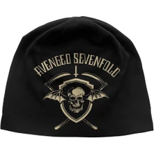 Avenged Sevenfold A7X, Čapica Shield, Unisex, Čierna