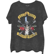 Guns N’ Roses, Tričko Appetite Washed, Unisex, Čierna