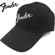 Fender, Šiltovka Logo, Unisex, Čierna