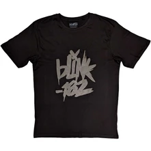 Blink 182, Tričko Neon Logo, Unisex, Čierna