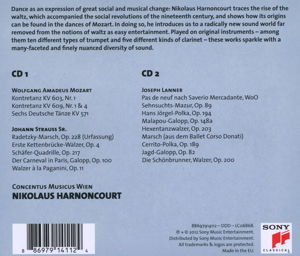 Nikolaus Harnoncourt – Walzer Revolution (CD)