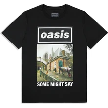 Tričko Unisex T-Shirt: Some Might Say Single Cover (Black) (Ex-Tour)