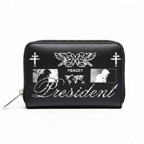 Zip Top Purse: King Of Terrors (Black)