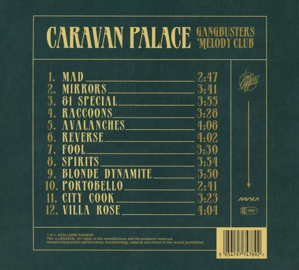 Caravan Palace – GANGBUSTERS MELODY CLUB (CD)