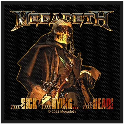 Megadeth – Nášivka The Sick, The Dying And The Dead (Standard Woven Patch · sew-on)