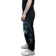 Unisex Cargo Joggers: Forest Guardians (Black) thumbnail