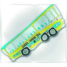 The Beatles – MMT Bus Car (Rubber Magnet) (Magnetka)