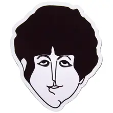 The Beatles – Yellow Submarine Heads Embossed (Epoxy Magnet Set) (Magnetka)